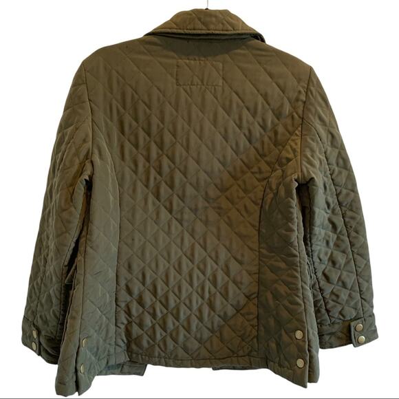 Colebrook Classics Quilted Army Green Jacket Size Small Women's - Picture 4 of 7